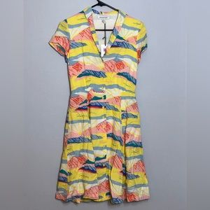 Emily & Fin Hailey Pinup Dress Paint Valley